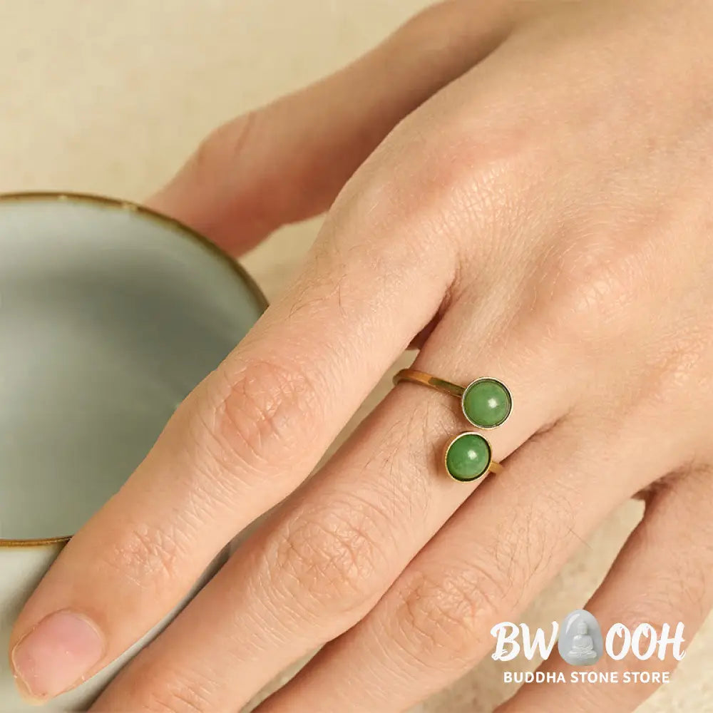 Buddha Stones Titanium Steel Balance Calm Ring - Ring