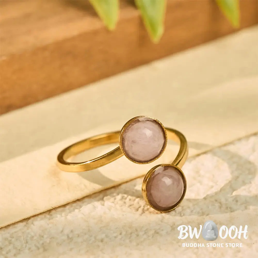 Buddha Stones Titanium Steel Balance Calm Ring - Ring