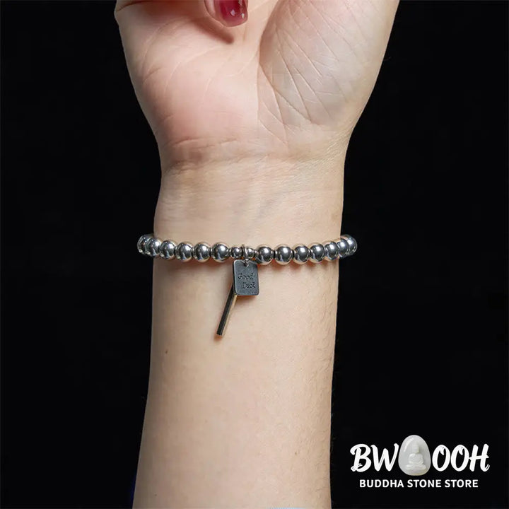Buddha Stones Titanium Steel Good Luck Balance Bracelet - BWOOOH - Bracelet