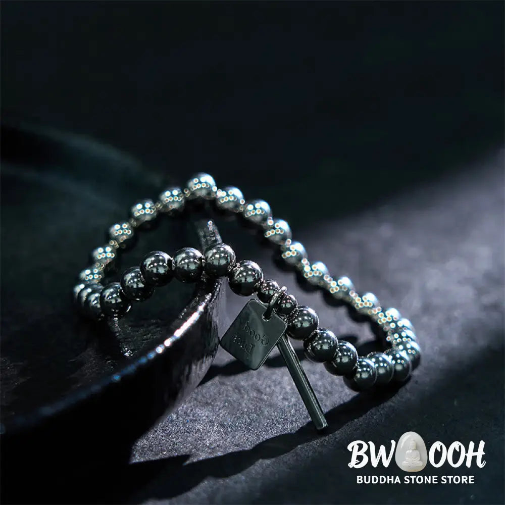 Buddha Stones Titanium Steel Good Luck Balance Bracelet - BWOOOH - Bracelet