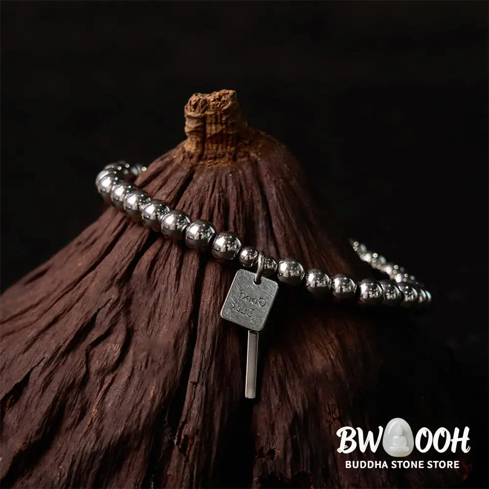 Buddha Stones Titanium Steel Good Luck Balance Bracelet - BWOOOH - Bracelet