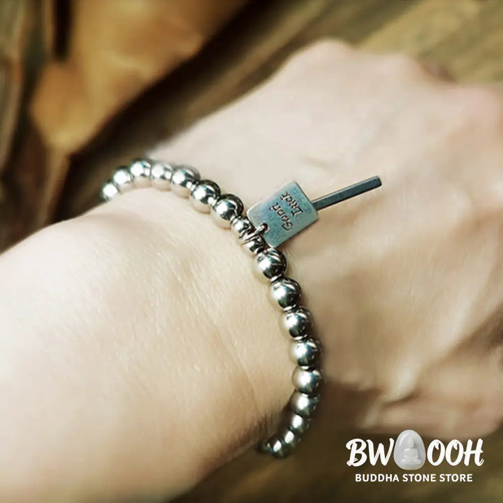 Buddha Stones Titanium Steel Good Luck Balance Bracelet - BWOOOH - Bracelet