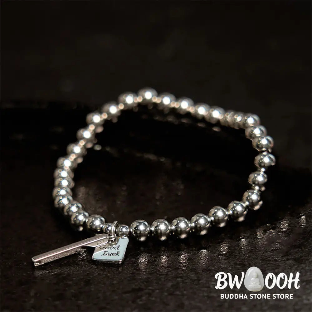 Buddha Stones Titanium Steel Good Luck Balance Bracelet - BWOOOH - Bracelet
