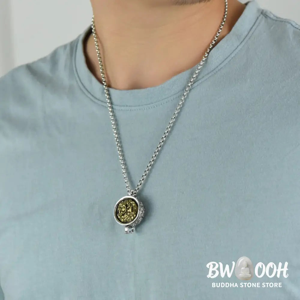 Buddha Stones Treasure Bowl Copper Coin Ingots Wealth Necklace Pendant - BWOOOH - Treasure Bowl - Necklaces &amp; Pendants