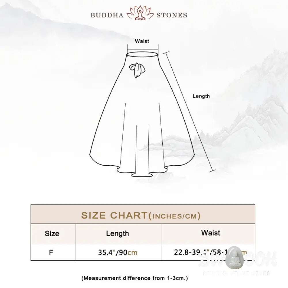 Buddha Stones Two Style Wear Bohemian Mandala Flower Lace-up Skirt Dress - Skirt&amp;Dress