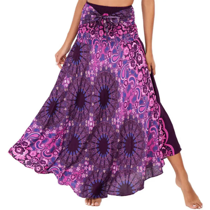 BWOOOH Two Style Wear Bohemian Mandala Flower Water Drop 