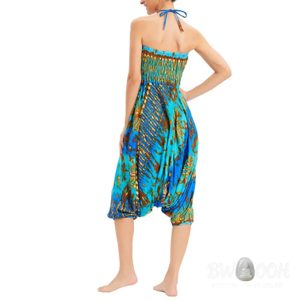 BWOOOH printed harem pants - Two Style Wear Gradient Colorful Loose S