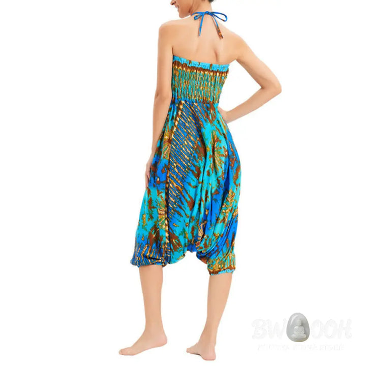 BWOOOH printed harem pants - Two Style Wear Gradient Colorful Loose S