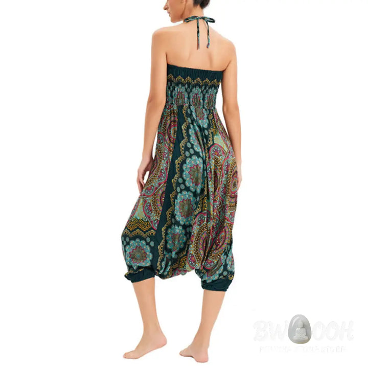 BWOOOH mandala print harem pants - Two Style Wear Mandala Flower Pattern Lo