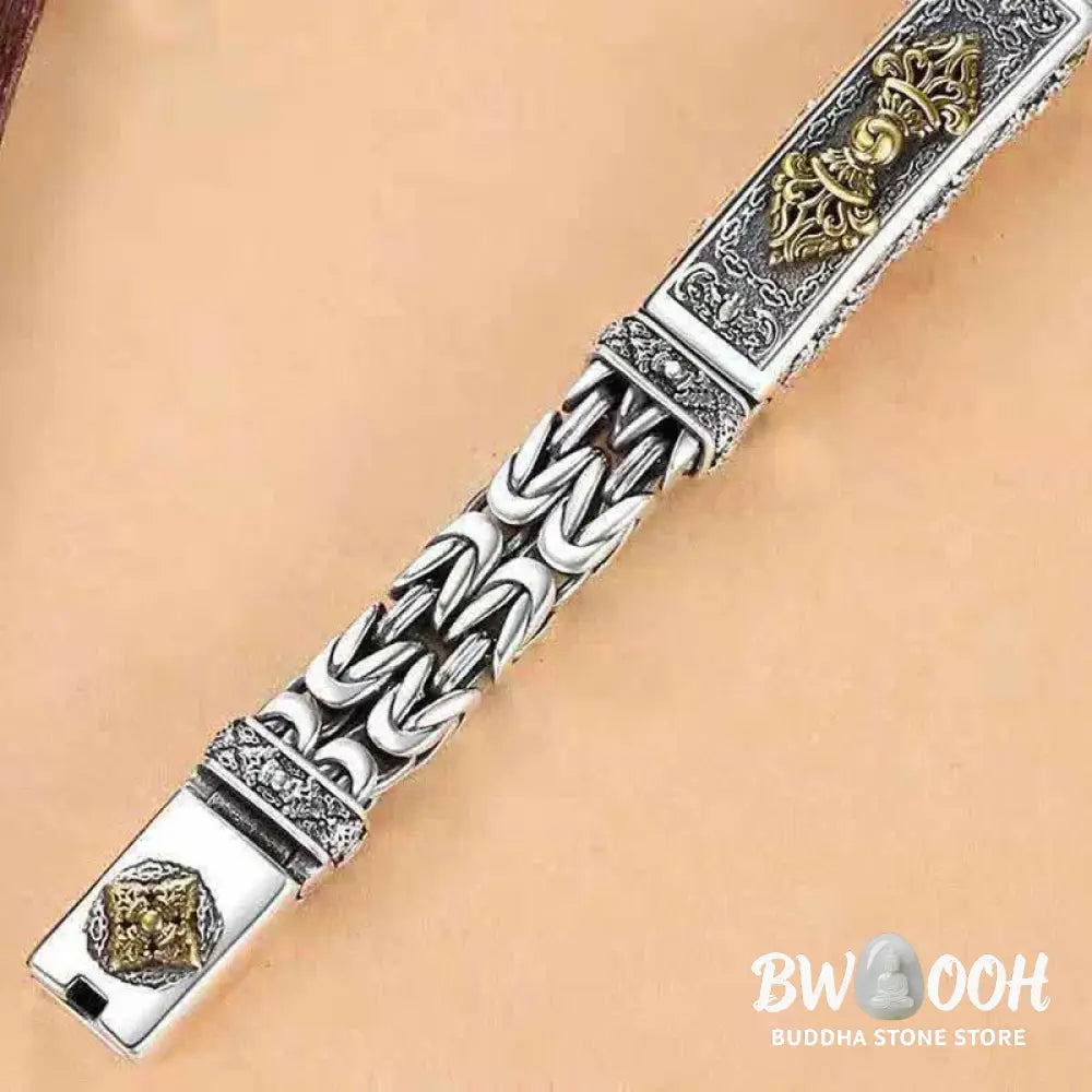 Buddha Stones Vajra Dorje Twisted Braided Pattern Copper Balance Bracelet - BWOOOH - Bracelet