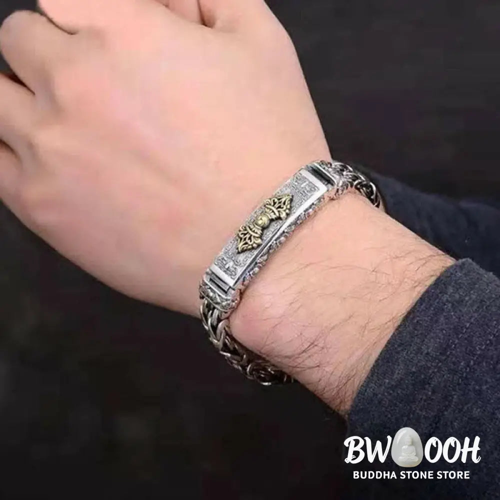Buddha Stones Vajra Dorje Twisted Braided Pattern Copper Balance Bracelet - BWOOOH - Bracelet