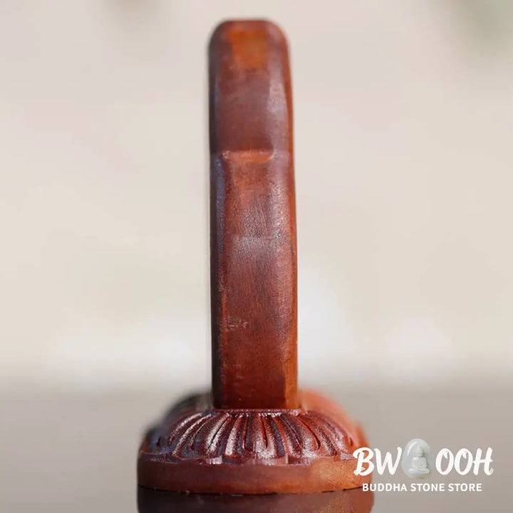BWOOOH Vajrasattva Buddha Wood Engraved Compassion Statue Figurine Decoration - 7*7.5cm - Decorations