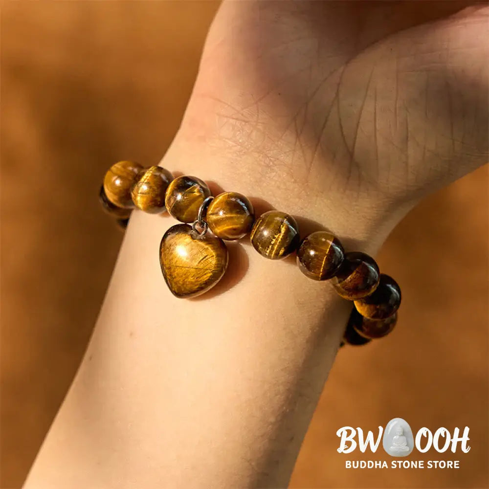 Buddha Stones Various Crystal Green Aventurine Love Heart Balance Bracelet - BWOOOH - Bracelet