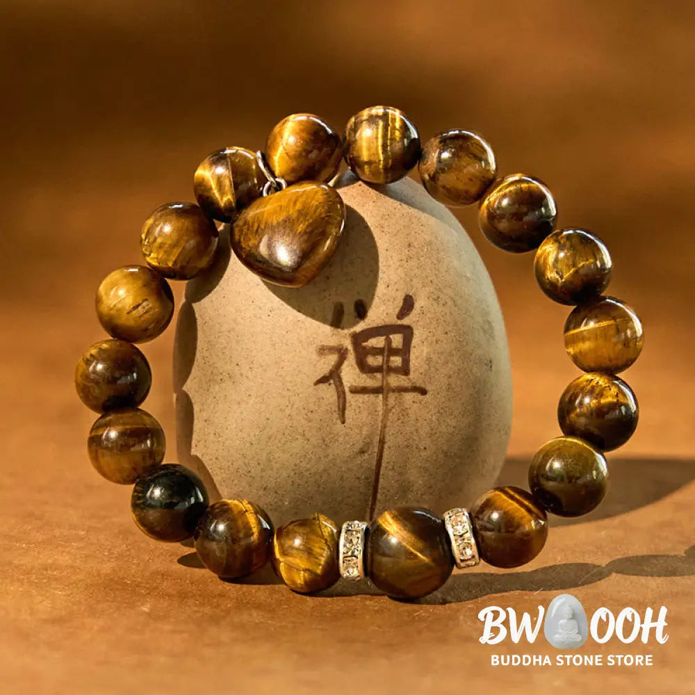 Buddha Stones Various Crystal Green Aventurine Love Heart Balance Bracelet - BWOOOH - Bracelet