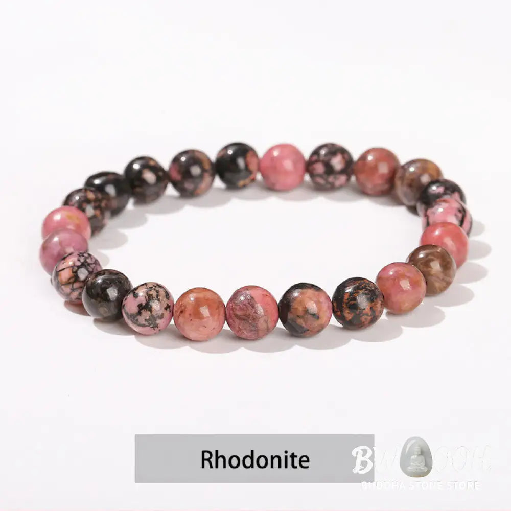 Buddha Stones Various Crystal Stone Amethyst Green Aventurine Rose Quartz Healing Bracelet - BWOOOH - Bracelet