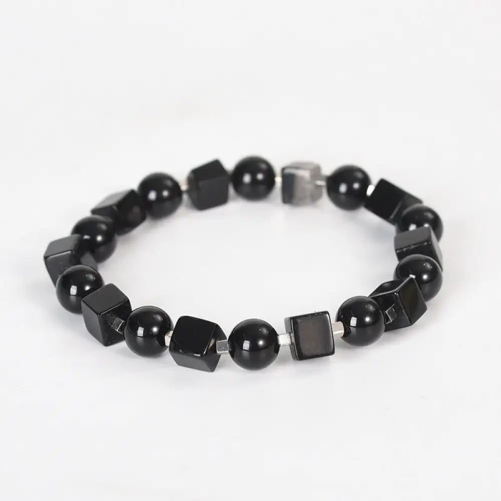 BWOOOH Various Crystals Black Obsidian Purification Bracelet - BWOOOH - Black Obsidian(Wrist Circumference: