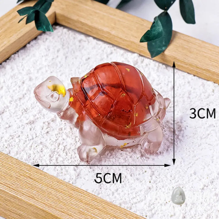 Buddha Stones Various Stone Citrine Green Aventurine Amethyst Mini Turtle Prosperity Home Decoration - Decorations