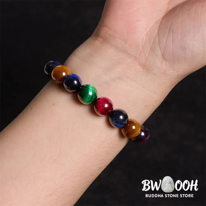Buddha Stones Various Tiger Eye Confidence Bracelet - BWOOOH - Bracelet