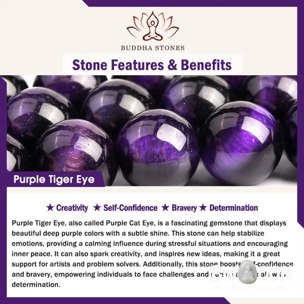 Buddha Stones Various Tiger Eye Confidence Bracelet - BWOOOH - Bracelet