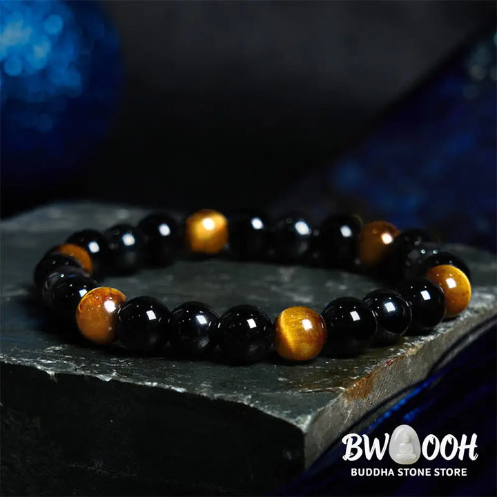 Buddha Stones Various Tiger Eye Confidence Bracelet - BWOOOH - Bracelet