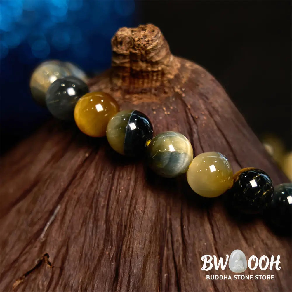 Buddha Stones Various Tiger Eye Confidence Bracelet - BWOOOH - Bracelet