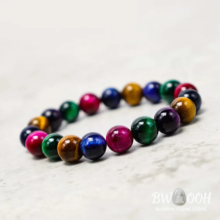 Buddha Stones Various Tiger Eye Confidence Bracelet - BWOOOH - Bracelet