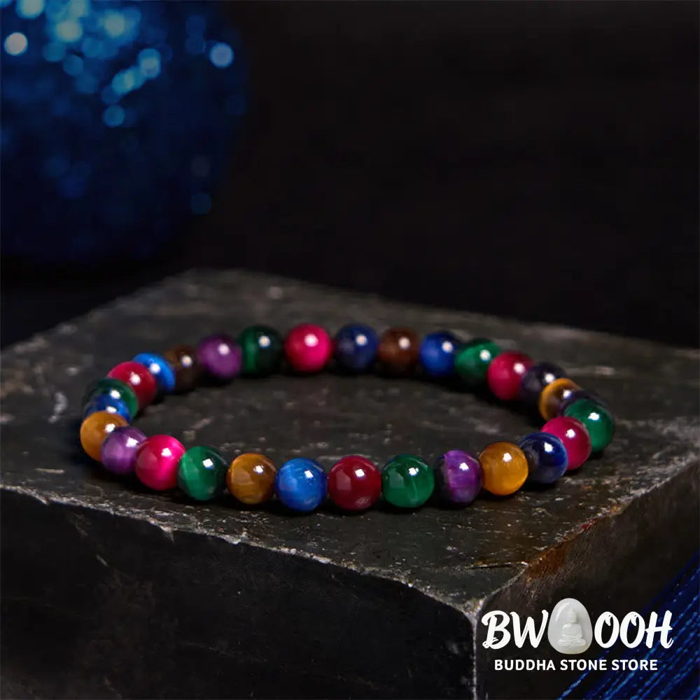Buddha Stones Various Tiger Eye Confidence Bracelet - BWOOOH - Bracelet