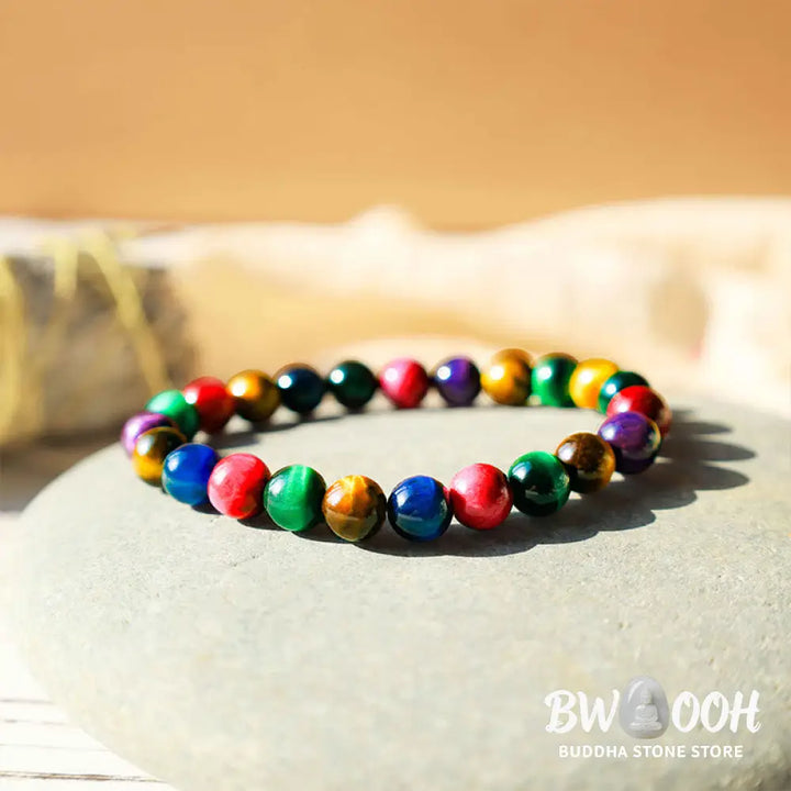 Buddha Stones Various Tiger Eye Confidence Bracelet - BWOOOH - Bracelet