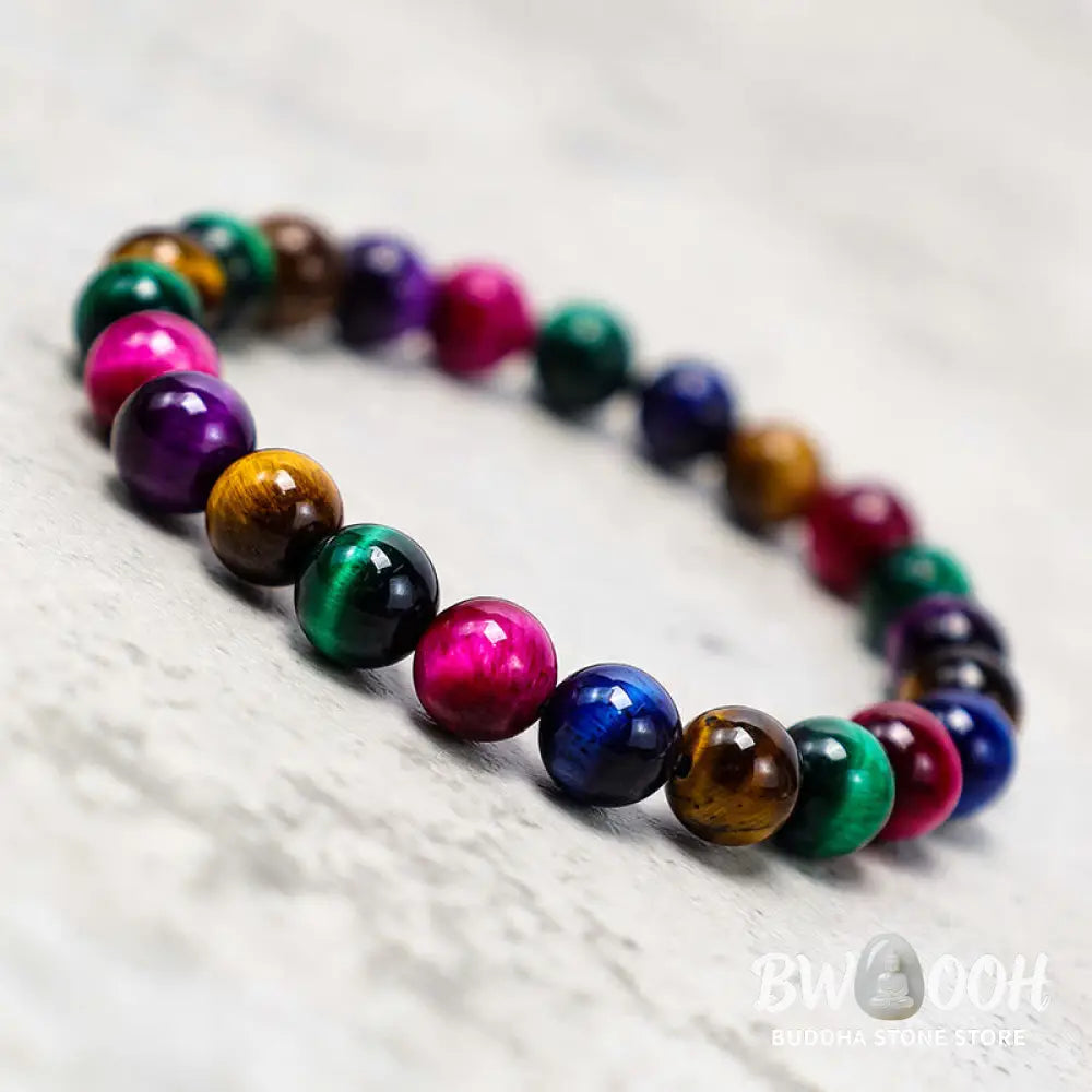 Buddha Stones Various Tiger Eye Confidence Bracelet - BWOOOH - Bracelet