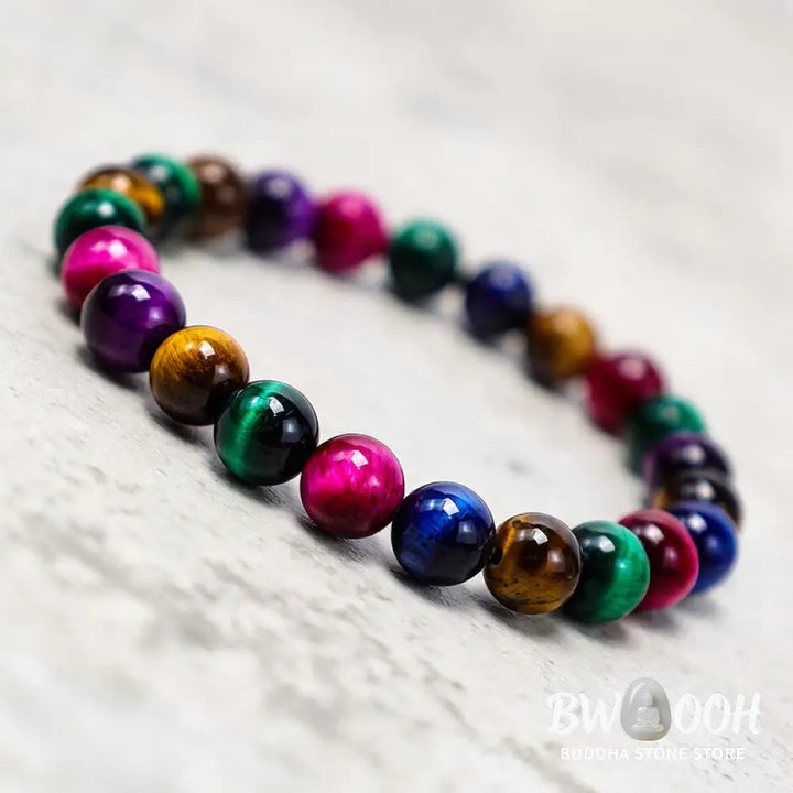 Buddha Stones Various Tiger Eye Confidence Bracelet - BWOOOH - Bracelet