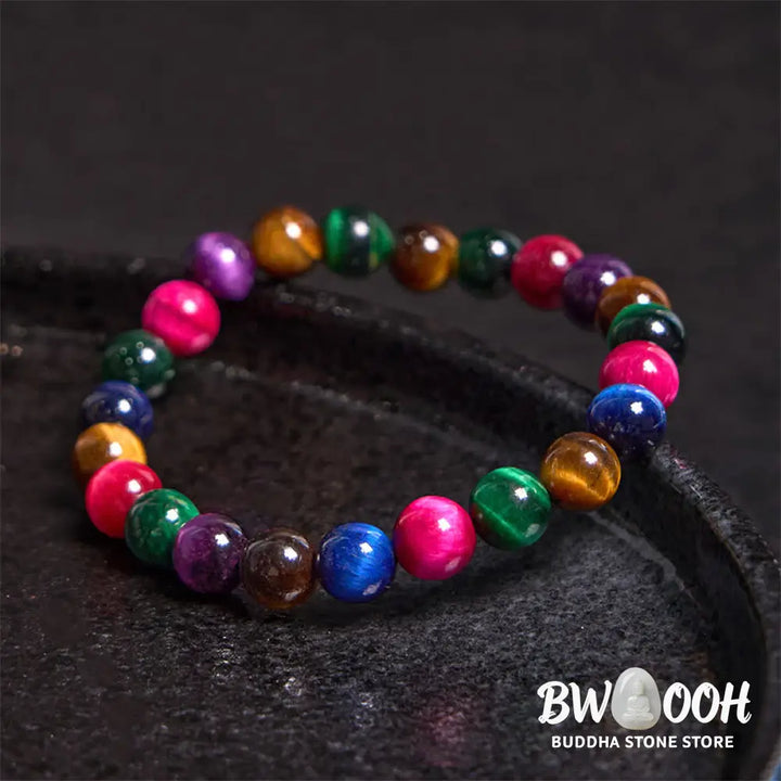 Buddha Stones Various Tiger Eye Confidence Bracelet - BWOOOH - Bracelet