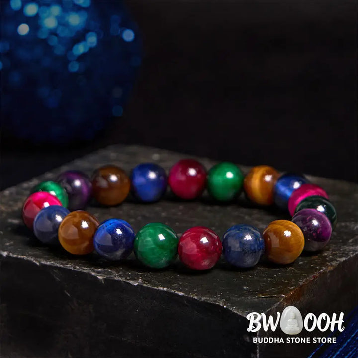 Buddha Stones Various Tiger Eye Confidence Bracelet - BWOOOH - Bracelet