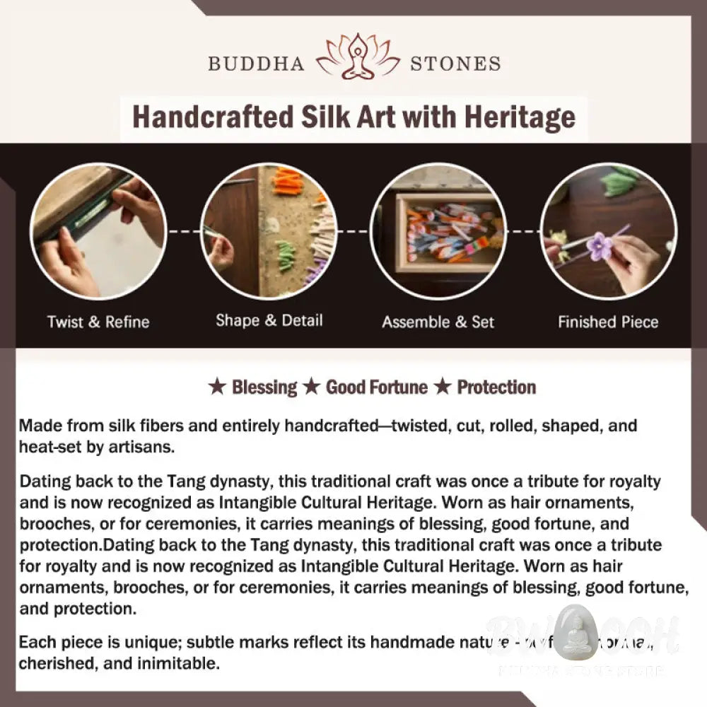 Buddha Stones Velvet Flower Ebony Wood Balance Hairpin - Ebony Wood Velvet Flower - Hairpin