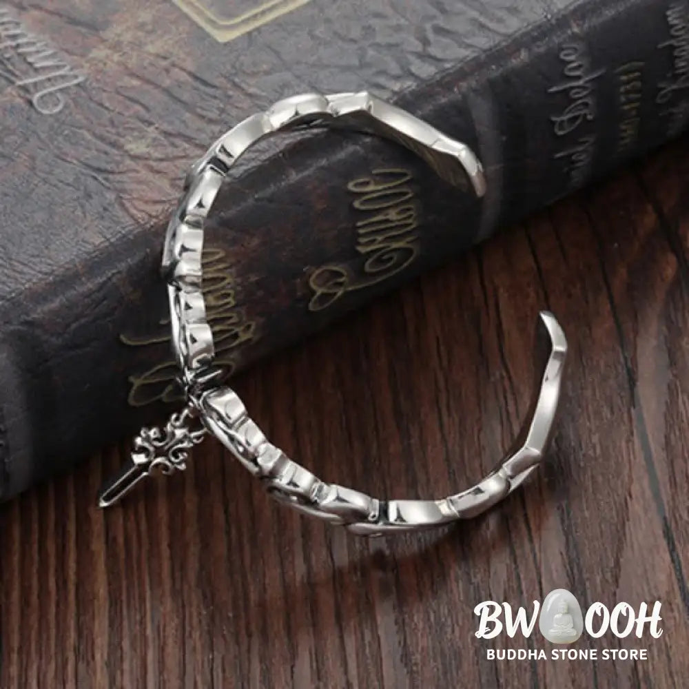 Buddha Stones Viking Style Twisted Braided Pattern Copper Balance Bracelet Bangle - BWOOOH - Bracelet