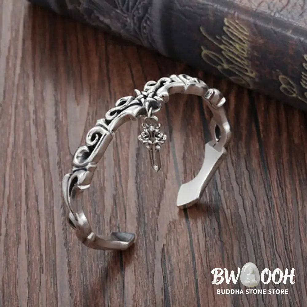 Buddha Stones Viking Style Twisted Braided Pattern Copper Balance Bracelet Bangle - BWOOOH - Bracelet