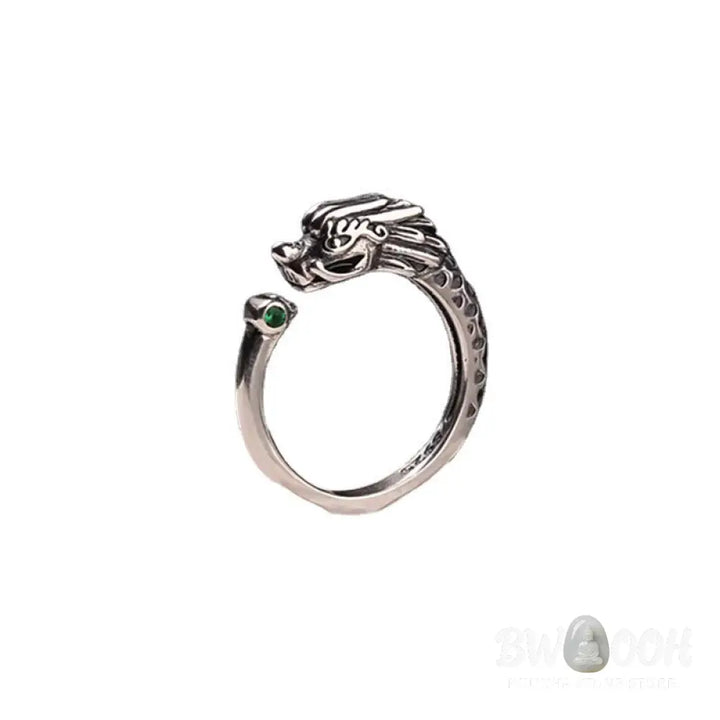Buddha Stones Vintage Dragon Design Success Strength Adjustable Ring - BWOOOH - Dragon(Protection♥Success) - Ring