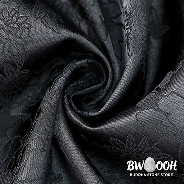 Buddha Stones Vintage Embroidery Plum Blossom Pattern Double-Sided Wear Vest - Waistcoat