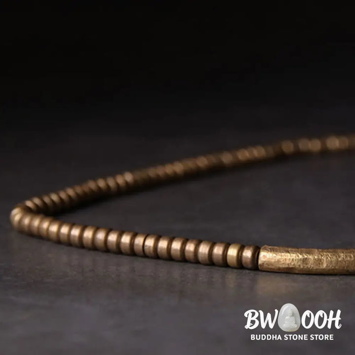 Buddha Stones Vintage Lava Rock Copper Beads Multi-layered Wrap Bracelet - BWOOOH - Bracelet