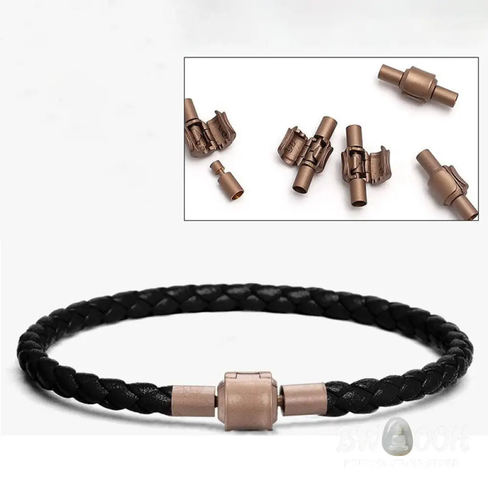 Buddha Stones Vintage Leather Rope Luck Braid String Bracelet - BWOOOH - Bracelet