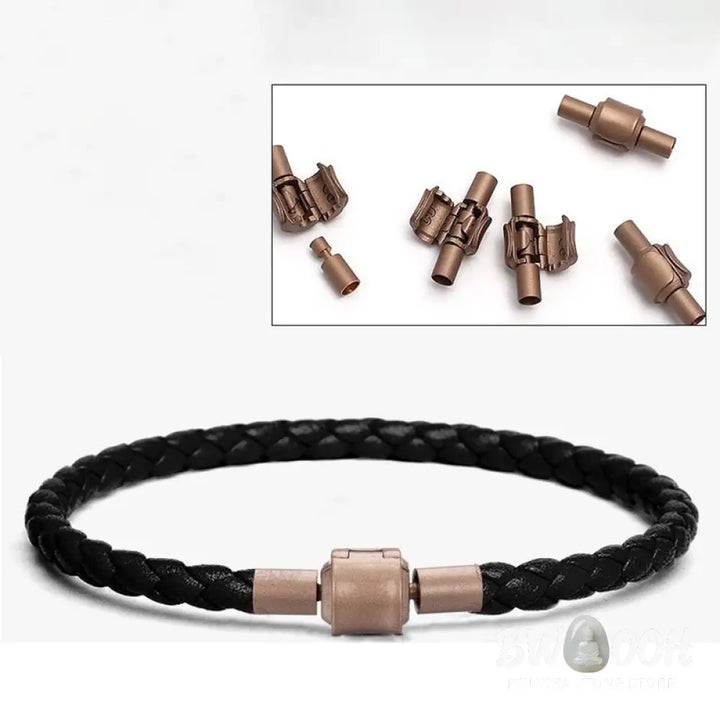 Buddha Stones Vintage Leather Rope Luck Braid String Bracelet - BWOOOH - Bracelet