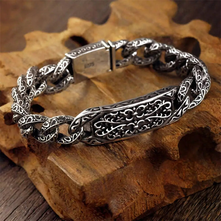 BWOOOH Vintage Patterns Engraved Healing Bracelet - BWOOOH - 18cm - Bracelet
