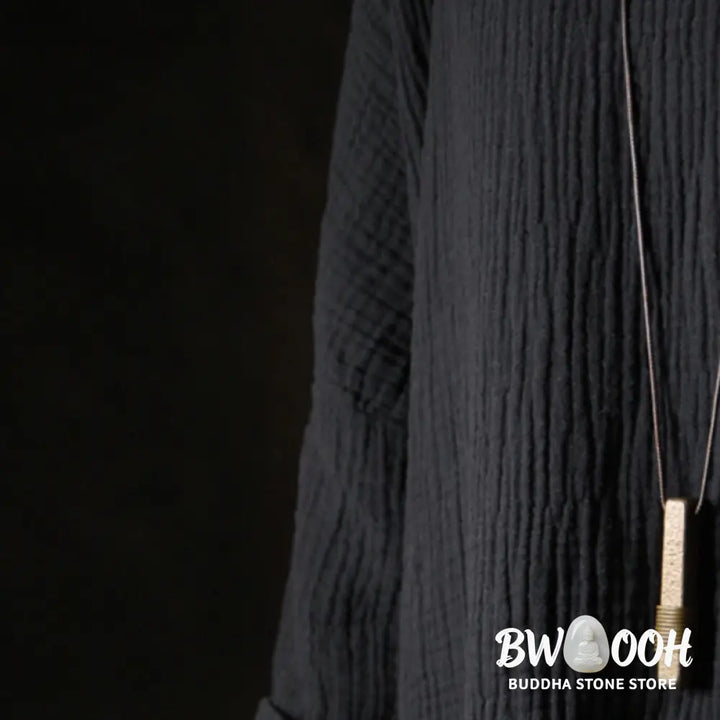 Buddha Stones Vintage Textured Design Brass Copper Wealth Necklace Pendant - BWOOOH - Copper(Wealth♥Luck) - Necklaces &amp;