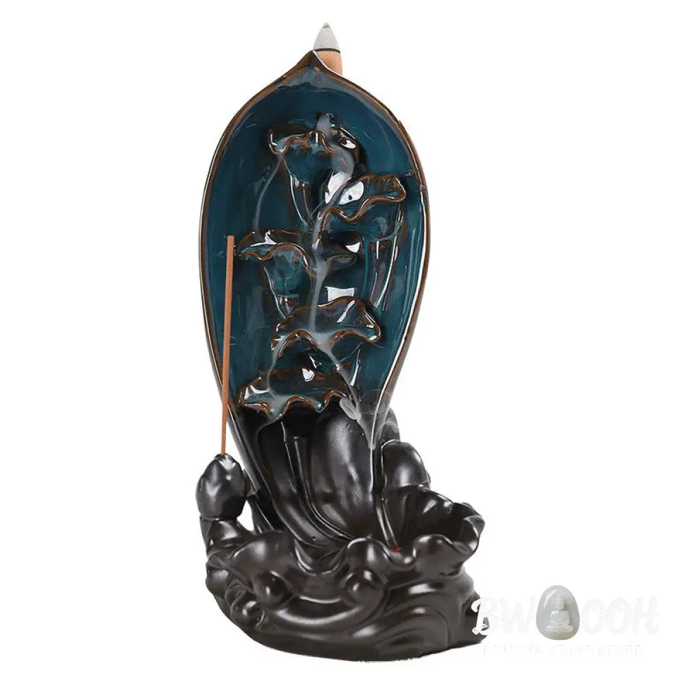 BWOOOH Waterfall Incense Burner Backflow Incense Holder - Incense Burner
