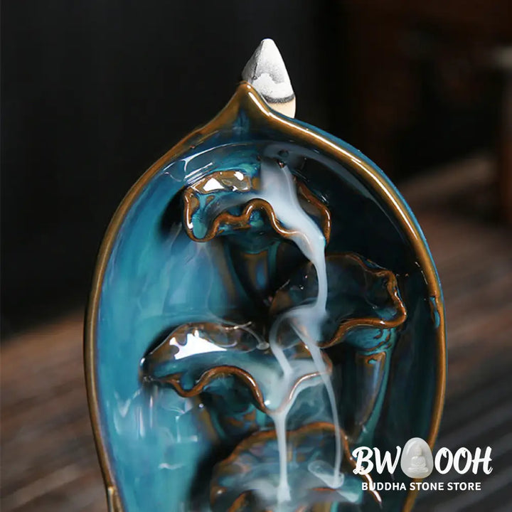 BWOOOH Waterfall Incense Burner Backflow Incense Holder - Incense Burner