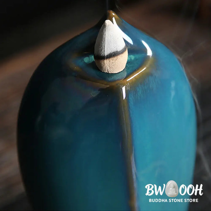 BWOOOH Waterfall Incense Burner Backflow Incense Holder - Incense Burner