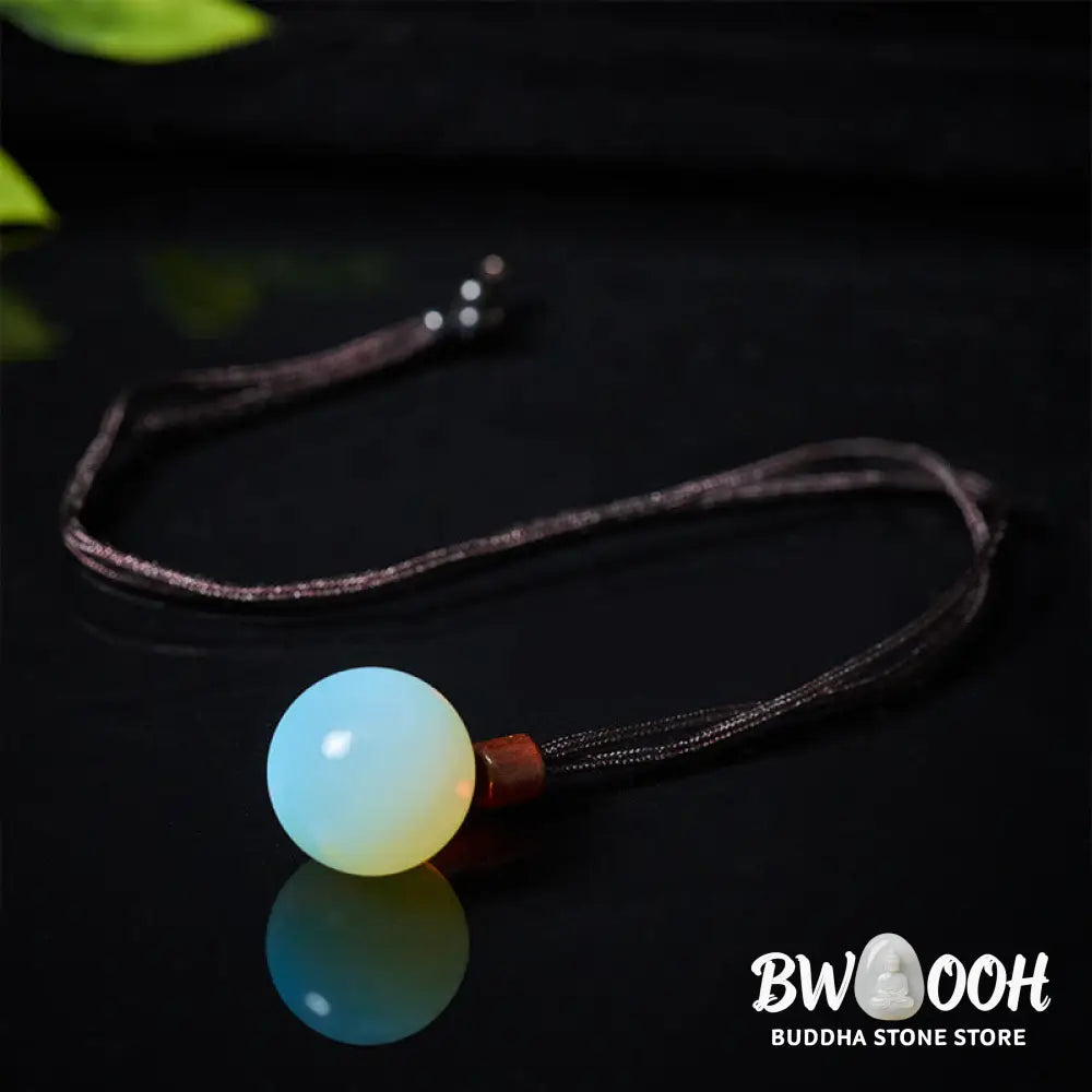 Buddha Stones White Crystal Pink Crystal Tiger Eye Smoky Quartz Protection Necklace Pendant - BWOOOH - Necklaces &amp;