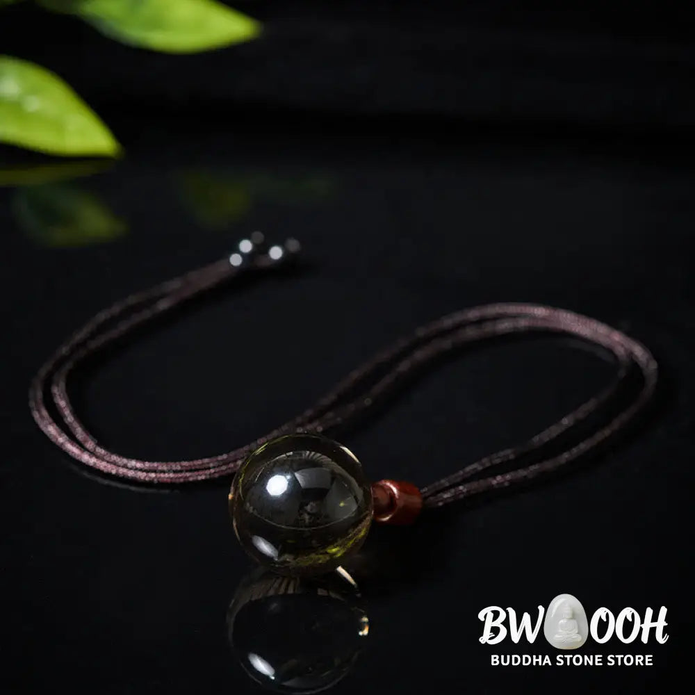 Buddha Stones White Crystal Pink Crystal Tiger Eye Smoky Quartz Protection Necklace Pendant - BWOOOH - Necklaces &amp;
