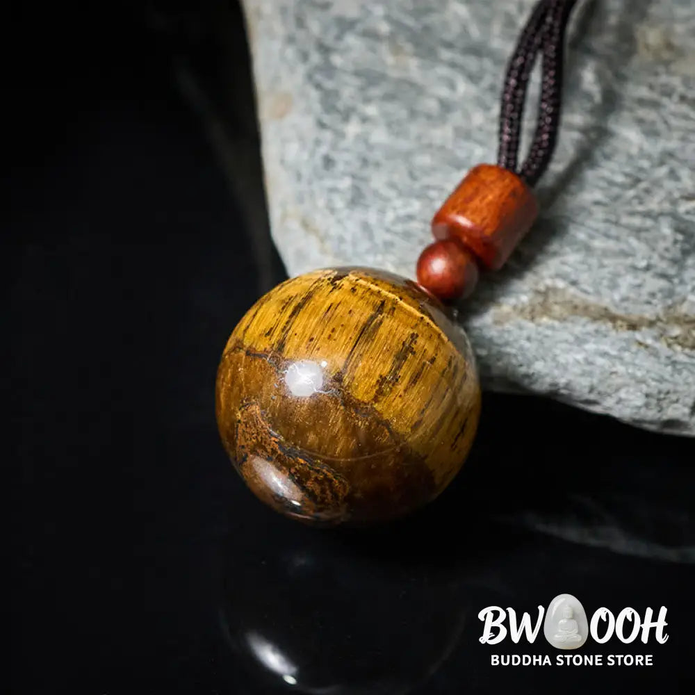 Buddha Stones White Crystal Pink Crystal Tiger Eye Smoky Quartz Protection Necklace Pendant - BWOOOH - Necklaces &amp;