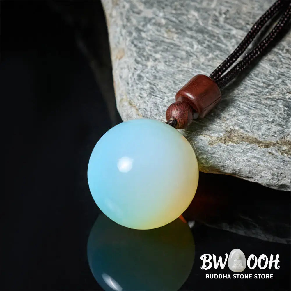 Buddha Stones White Crystal Pink Crystal Tiger Eye Smoky Quartz Protection Necklace Pendant - BWOOOH - Necklaces &amp;