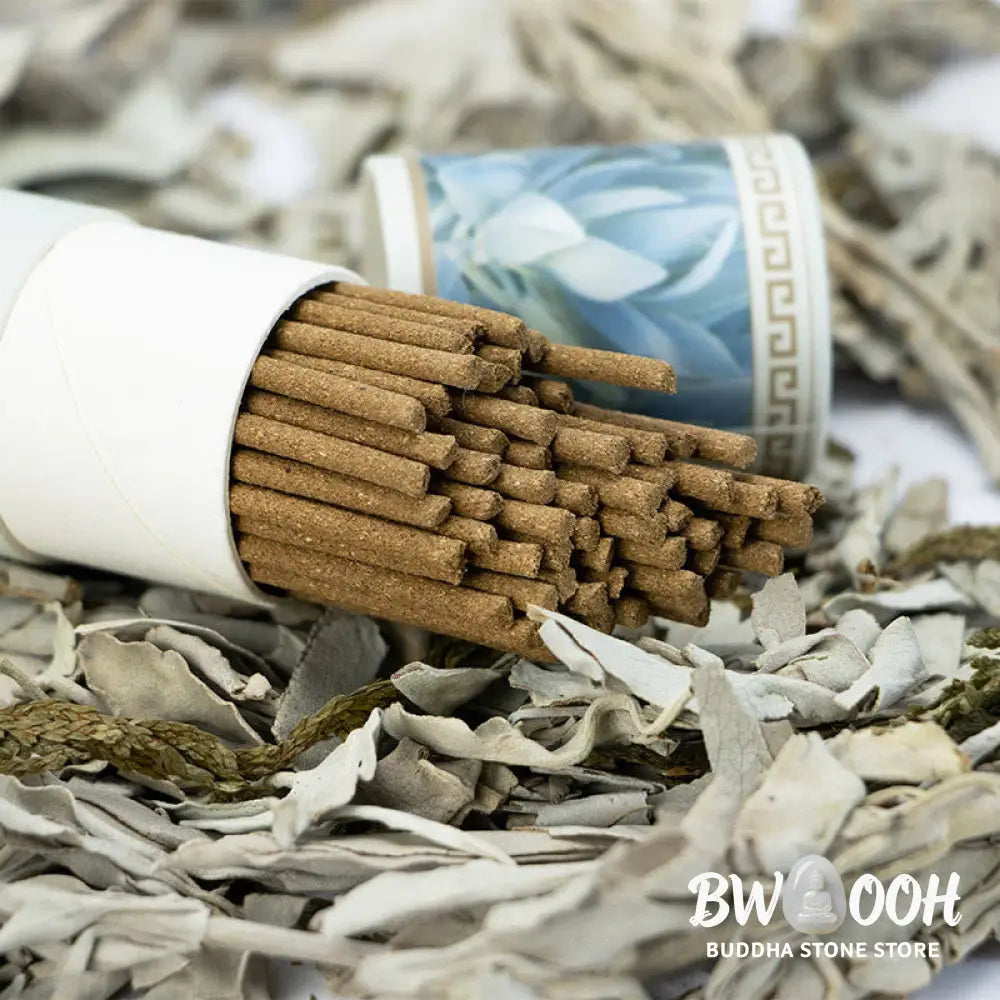BWOOOH White Sage Incense Purify Healing Meditation California Sage Incense Sticks - About 60Pcs